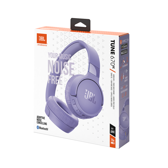 JBL Tune 670NC | Kabelloser On-Ear-Kopfhörer mit adaptivem Noise